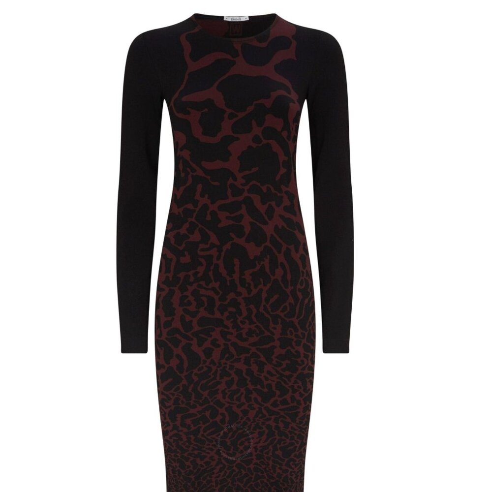 New Wolford Leo Dress Black Knit Sexy Bodycon Long Sleeve Size Small New $550